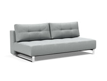 Load image into Gallery viewer, Innovation Living Supremax D.E.L. Chrome Sleeper Sofa Bed