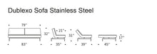 Load image into Gallery viewer, Innovation Living Dublexo Sofa Stainless Steel Sleeper Sofa