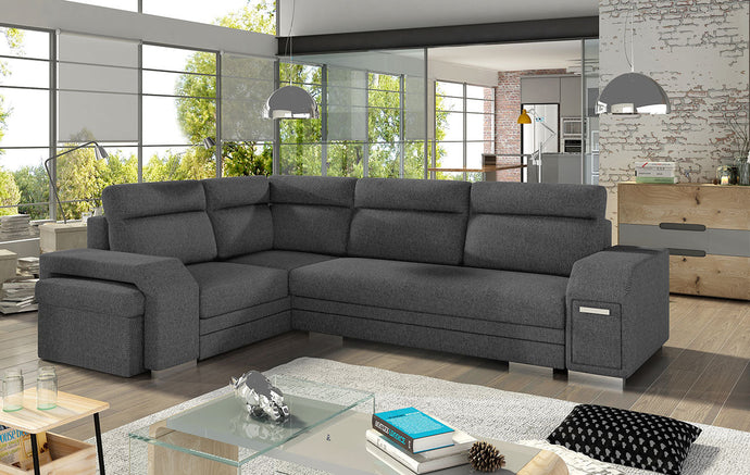 Sectional FULL XL Sleeper Sofa MAGNUS S with storage, SALE