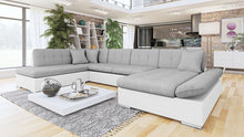 Load image into Gallery viewer, Sectional FULL XL Sleeper Sofa DARIO with Storage