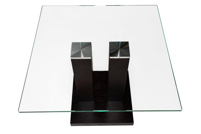 Glass Top Coffee Table AVANTI Square