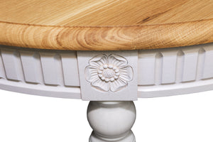 BADI Solid Wood Oval Dining Table