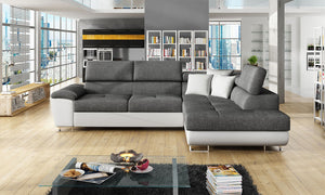 Sectional FULL XL Sleeper Sofa AMADEO with storage, SALE