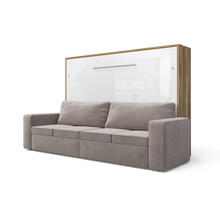 Load image into Gallery viewer, Horizontal Murphy bed INVENTO with a Sofa, European FULL XL