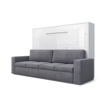 Load image into Gallery viewer, Horizontal Murphy bed INVENTO with a Sofa, European FULL XL