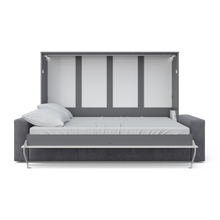Load image into Gallery viewer, Horizontal Murphy bed INVENTO with a Sofa, European FULL XL