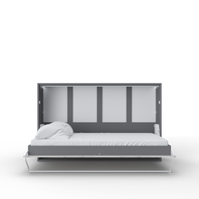 Load image into Gallery viewer, Horizontal FULL size Murphy Bed Invento with LED, mattress included