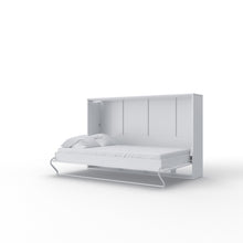 Load image into Gallery viewer, Horizontal FULL size Murphy Bed Invento with LED, mattress included