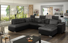 Load image into Gallery viewer, Sectional Sleeper Sofa LINDA with storage