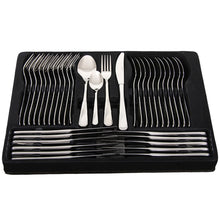 Load image into Gallery viewer, NAPLES Stainless Steel Flatware set in a case, 72 pcs