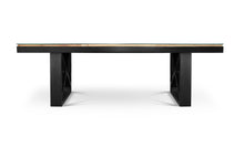 Load image into Gallery viewer, KANTO-T Glass top Solid Wood Dining Table