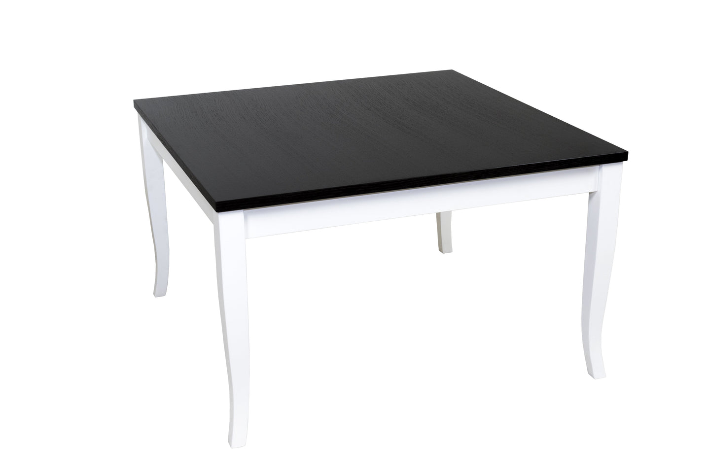 FINEZJA Black and White square Wood Coffee Table