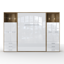 Load image into Gallery viewer, Vertical Murphy Bed Invento. European Queen + 2 cabinets