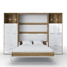 Load image into Gallery viewer, Vertical Murphy Bed Invento. European Queen + 2 cabinets