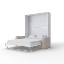 Load image into Gallery viewer, Invento European Queen size Vertical Murphy Bed with a Sofa