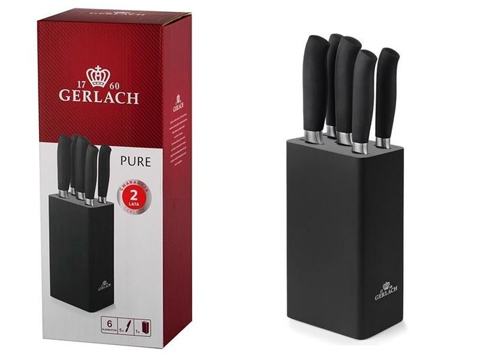 PURE 6 Piece Knife Block Set