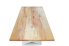 Load image into Gallery viewer, Solid Oak wood Dining Table with metal legs.