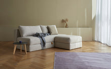 Load image into Gallery viewer, Innovation Living Cornila Ottoman Cornila Ottoman 538 Melange Light Grey