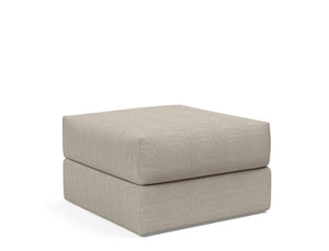 Innovation Living Cornila Ottoman Cornila Ottoman 538 Melange Light Grey