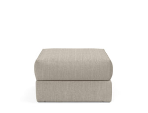 Innovation Living Cornila Ottoman Cornila Ottoman 538 Melange Light Grey