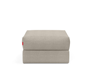 Innovation Living Cornila Ottoman Cornila Ottoman 538 Melange Light Grey