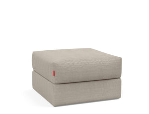 Innovation Living Cornila Ottoman Cornila Ottoman 538 Melange Light Grey