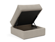 Load image into Gallery viewer, Innovation Living Cornila Ottoman Cornila Ottoman 538 Melange Light Grey