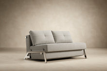 Load image into Gallery viewer, Innovation Living CUBED CHROME SOFA BED, FULL SIZE (55"x79")