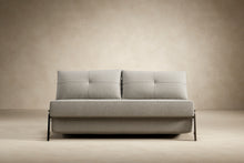 Load image into Gallery viewer, Innovation Living CUBED CHROME SOFA BED, QUEEN SIZE (63"x79")