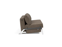 Load image into Gallery viewer, Innovation Living CUBED CHROME SOFA BED, QUEEN SIZE (63"x79")