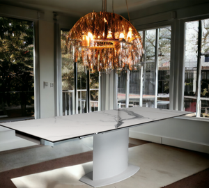 Extendable Dining Table BRUNO with ceramic top