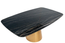 Load image into Gallery viewer, Dining Table GIULIA with ceramic top and metal base