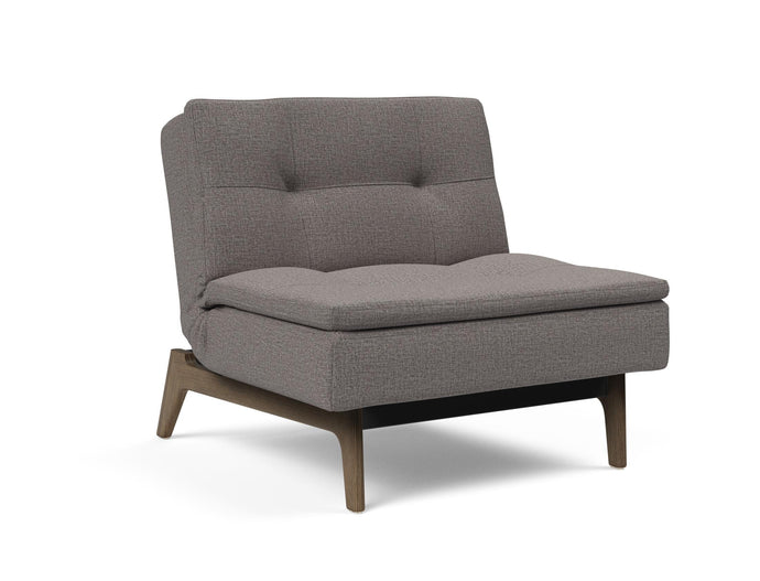 Innovation Living Dublexo Eik Chair Smoked Oak 521 Mixed Dance Grey