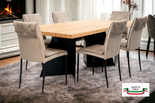 Load image into Gallery viewer, Dining set MATILDE with 6 Beige Dining Chairs