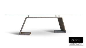 GOR Glass Top Dining Table