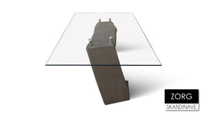 GOR Glass Top Dining Table