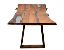 Load image into Gallery viewer, Hornbeam Wood Dining Table VEPREVO filled with Polymer Resin