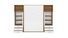 Load image into Gallery viewer, Vertical Wall Bed Invento, European Full Size with 2 cabinets