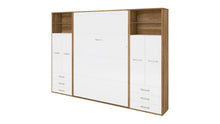 Load image into Gallery viewer, Vertical Wall Bed Invento, European Twin Size with 2 cabinets