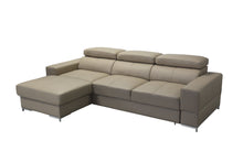 Load image into Gallery viewer, BAZALT Leather Sectional Sleeper Sofa