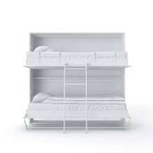 Load image into Gallery viewer, Murphy Bunk Bed OTIS European TWIN size with mattresses