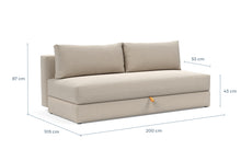 Load image into Gallery viewer, Innovation Living OSVALD SOFA BED, QUEEN SIZE (59"x79")