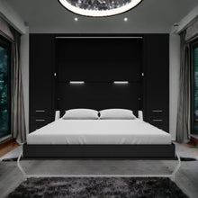 Load image into Gallery viewer, Vertical Queen Murphy Bed Invento , with 2 cabinets