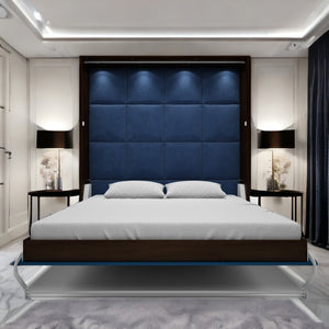 Murphy bed INVENTO, European King size with LED