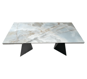 Extendable Dining Table ALBERTO with ceramic top