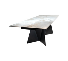 Load image into Gallery viewer, Extendable Dining Table ALBERTO with ceramic top