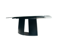 Load image into Gallery viewer, Dining Table MATTIA with ceramic top and wooden base