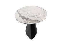 Load image into Gallery viewer, Dining Table LEONARDO with ceramic top and steel base