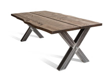 Load image into Gallery viewer, NATURAL LINE X Oak wood Dining Table