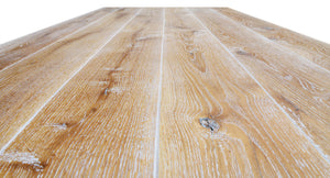 Castle-A Oak wood Dining Table